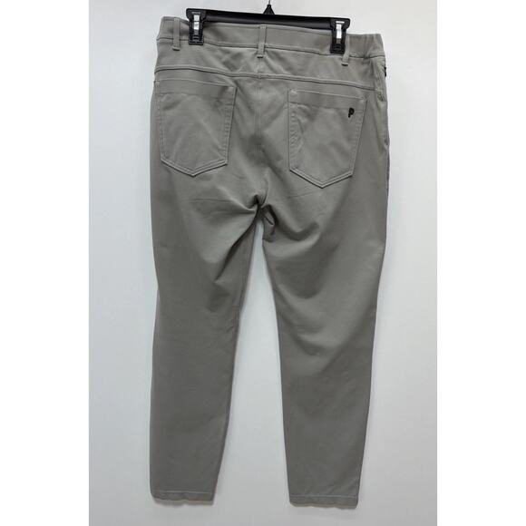 Public Rec Pants Mens 34x32 Grey Workday Tech Slim Fit Straight Flat Front - Picture 2 of 7